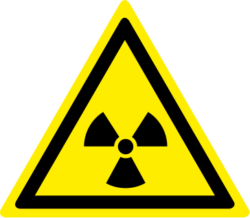 Pericolo materiale radioattivo o radiazioni ionizzanti